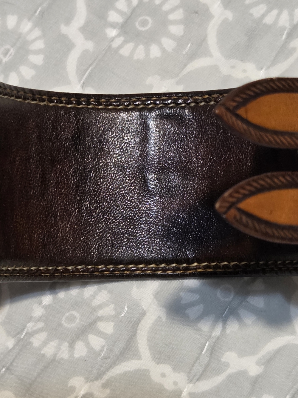 Handmade Cuff With Rope Embossed Straps - Picture 7 of 10